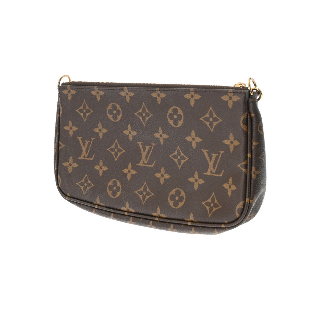 Louis Vuitton Green Khaki Shoulder Accessoires Multi Bag Canvas Pochette